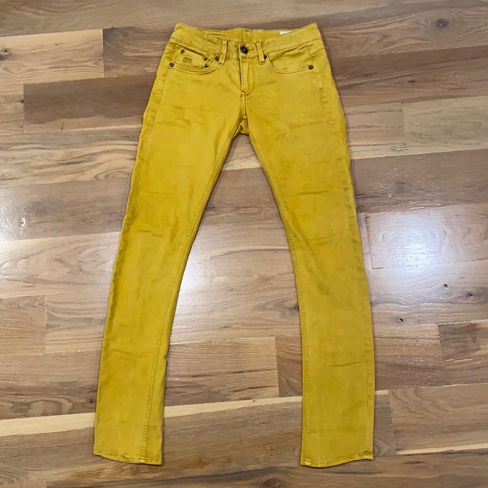 G-Star Mustard Yellow Denim Jeans